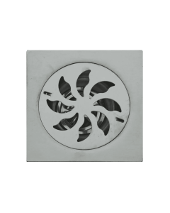 Rejilla Piso Cuadrado 10 cm Wing Acero BYJ-BF003