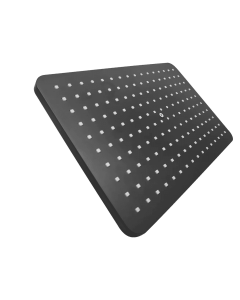 Regadera Rectangular Negra Pequeña Abs DF-6210