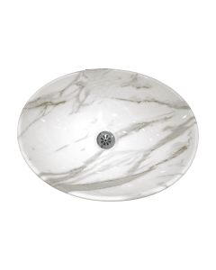 Lavamanos Canoa Calacata Blanco Brillant ST5018-S11