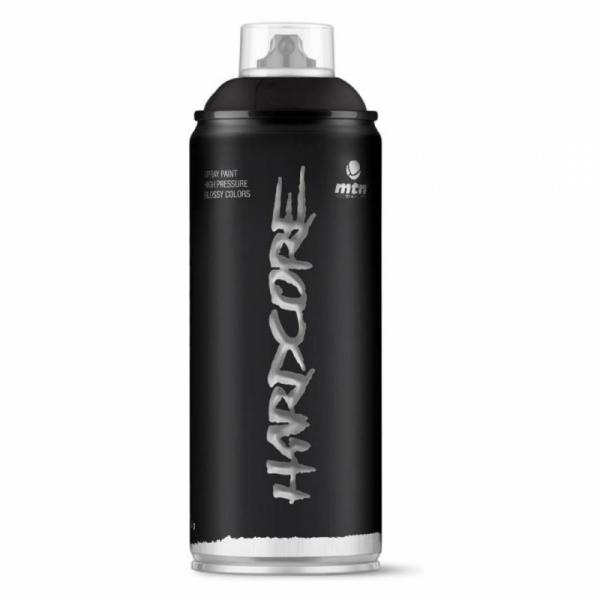 Aerosol Montana Hardcore Negro Brillante Ex014H9011 400Ml