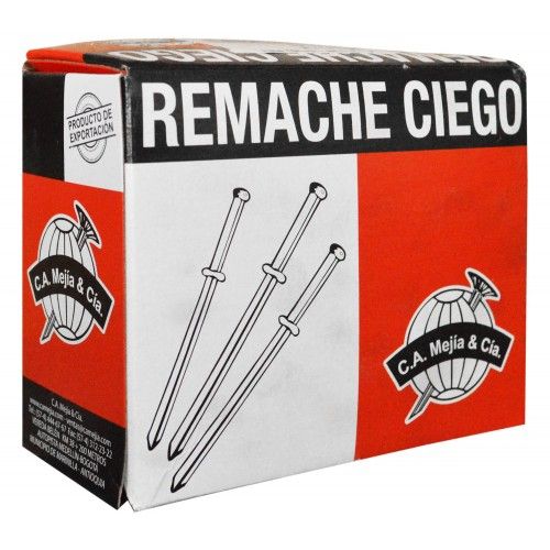  Caja Remache Ciego No 4-6 1/8 X 1/2 X 500Un C.A Mejia