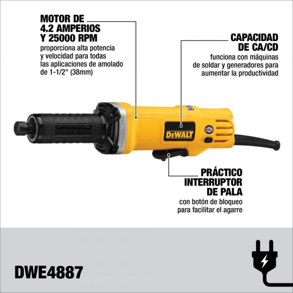 Moto -Tool  Industrial 1-1/2 Dewalt Dwe4887-B3 450W 25000Rpm