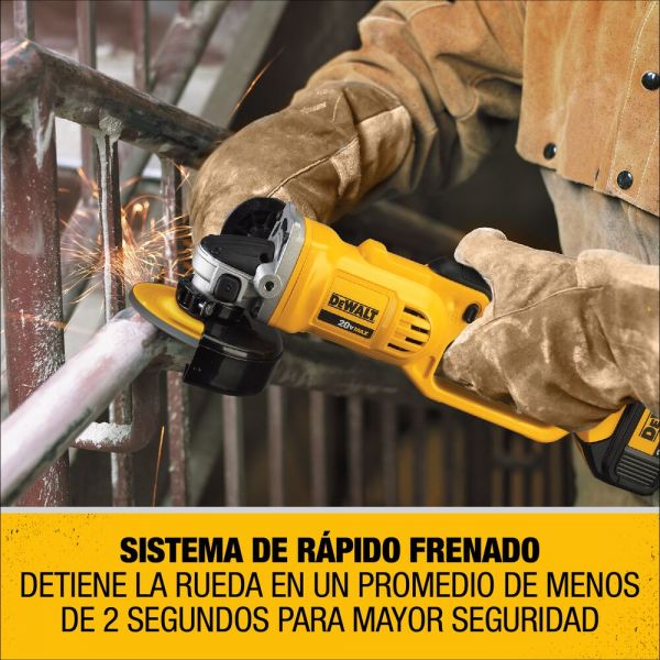 Pulidora 4-1/2 Dewalt Dcg412P2 8000Rpm 20V Max* 