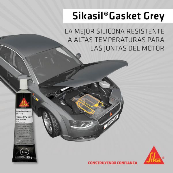 Sikasil Gasket Grey Silicona Para Las Juntas Del Motor 95Gr