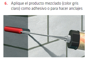 SIKA ANCHORFIX-2 ADHESIVO DE ANCLAJE DE BARRAS CORRUGADAS