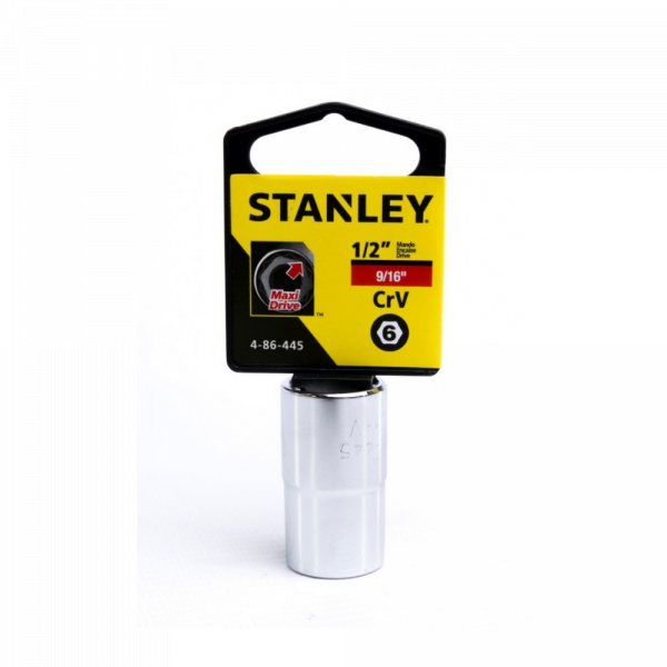 DADO STD PUL 6PTMANDO 1/2PUL-9/16PUL STANLEY 4-86-445