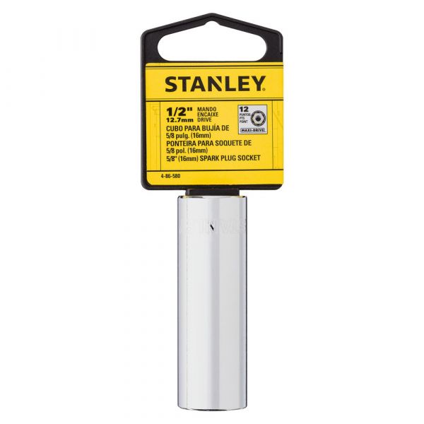 Dado Para Bujias -Mando 1/2 Pul 5/8Pul Stanley 4-86-580