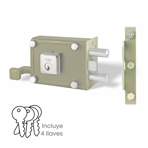 Cerradura De Sobreponer Yale Derecha 3001 987 70