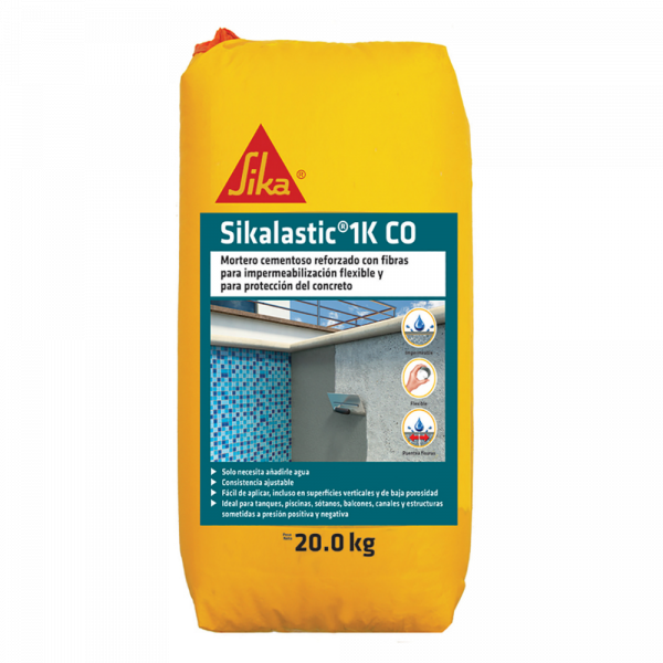 Sikalastic 1K 20Kg Mortero Para Impermeabilizaciones Flexibles