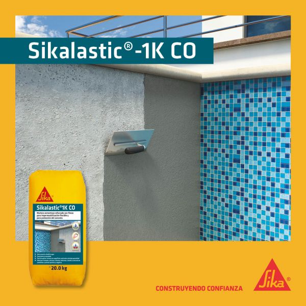 Sikalastic 1K 20Kg Mortero Para Impermeabilizaciones Flexibles