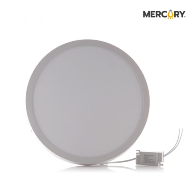 Panel Led Sobreponer Redondo 24W Mercury Ipl24 Luz Blanca 