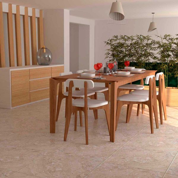 Piso Creta Beige 50 X 50 Euroceramica Caja 1.5 M2