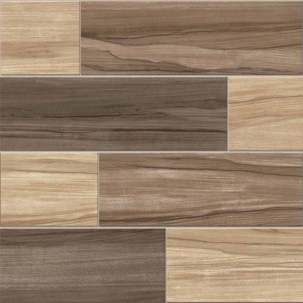 Piso Madera Veliki Café  60x60 Euroceramica Caja 2.16 M2