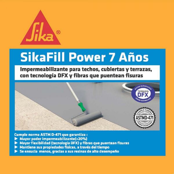 Sikafill Power 7 Gris X 22Kg