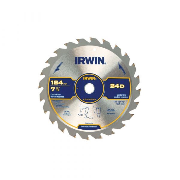 Irwin Disco Sierra Circular 7-1/4 X 24D 15130La