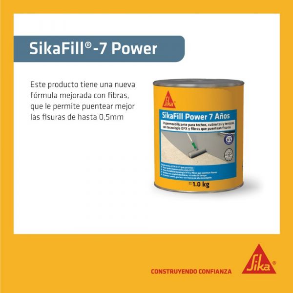 Sikafill Power 7 Blanco X 22Kg