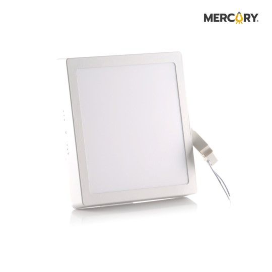 Mercury Panel Led Sobrep. Cuadrado 18w Blanca Ipl27