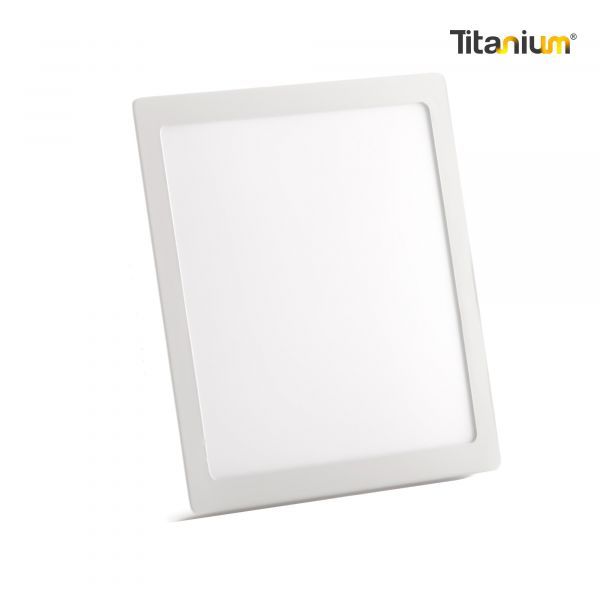 Titanium Panel Led Sobrep. Cuadrado 18w 8 Blanco 6500k Tta27