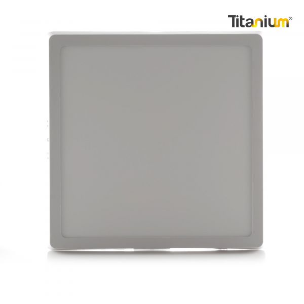 Titanium Panel Led Sobrep. Cuadrado 24w 10 Blanco 6500k Tta28