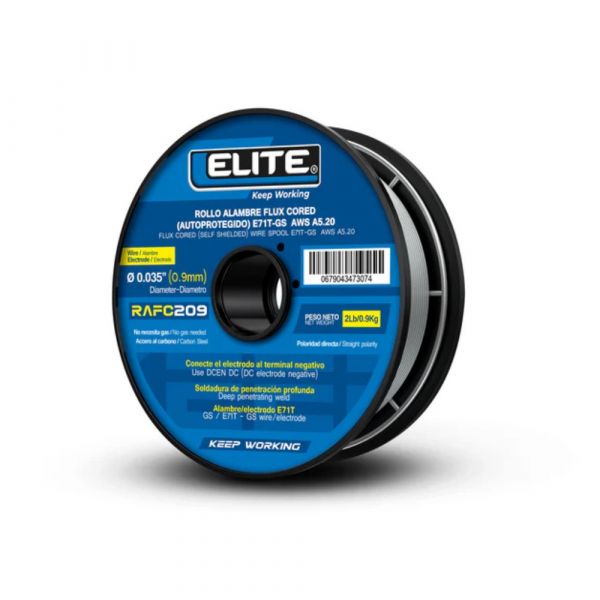 Elite Rollo Soldadura Autoprotegida 0.9mm/0.035” 1kg Rafc209