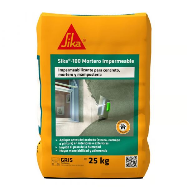 Sika-101 Mortero Plus Recubrimiento Impermeable Blanco 25Kg