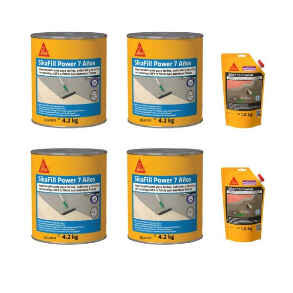 Pague 4 Sikafill Power 7 Blanco X 4.2Kl Gratis 2 Sika1 Universal X 1Kg