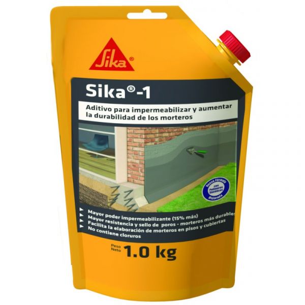 Sika-1 Aditivo Impermeabilizante Para Morteros Y Concretos 1Kg