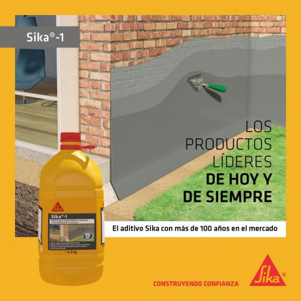 Sika-1 Aditivo Impermeabilizante Para Morteros Y Concretos 1Kg