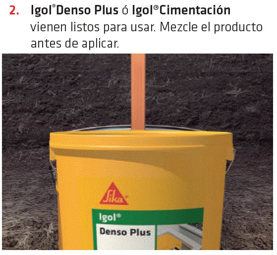 Igol Denso Plus Protección Impermeable Bajo Tierra Negro 3.5K