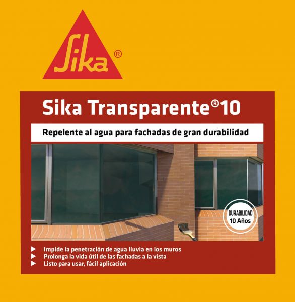 Sika Transparente -10 Repelente De Agua Para Fachada 55Gal