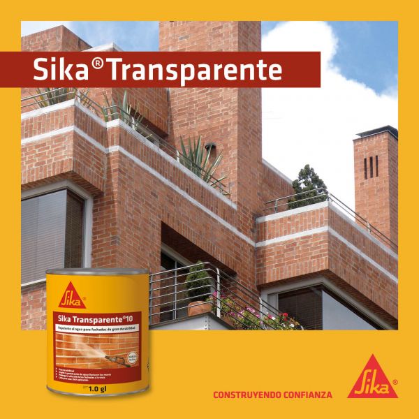 Sika Transparente -10 Repelente De Agua Para Fachada 55Gal