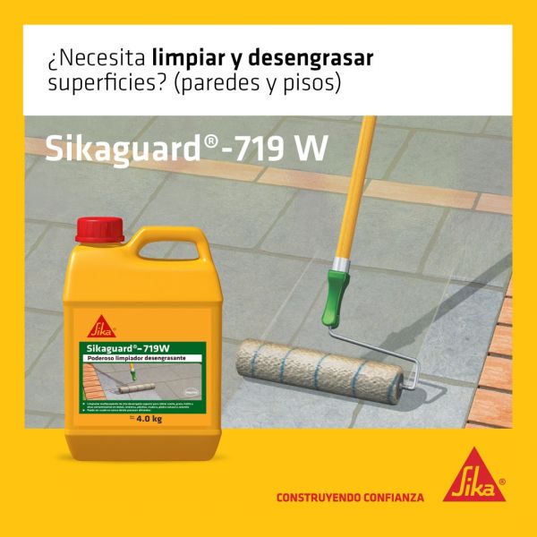 Sikaguard 719 Poderoso Limpiador Desengrasante 4Kg