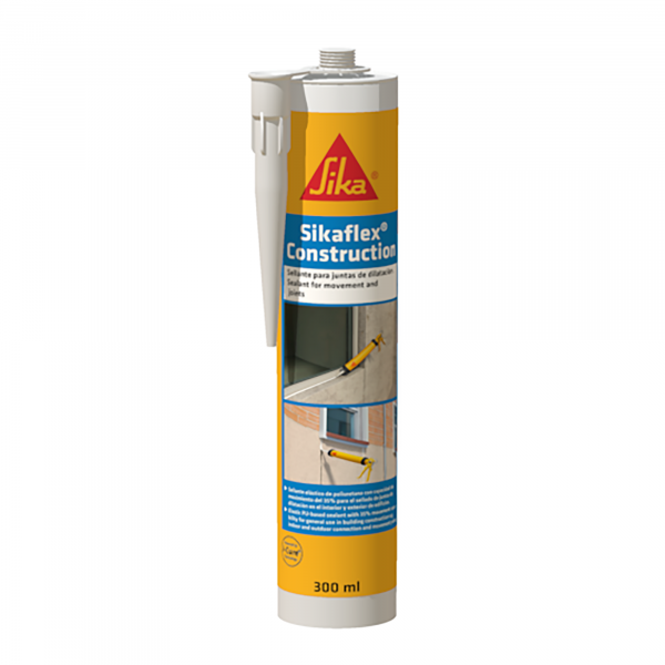 Sikaflex Construction+ Sellador Para Fachadas Gris 300Ml