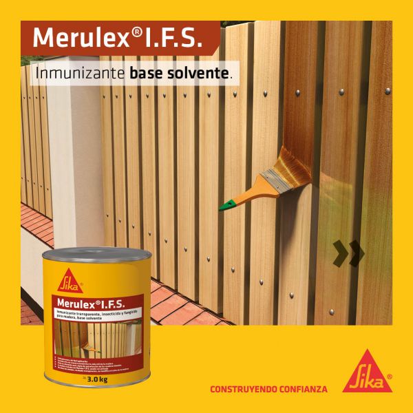 MERULEX I.F.S INMUNIZANTE INSECTICIDA, FUNGICIDA PARA MADERA