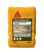 Pega Enchape Gris Adhesivo Para Enchapes Cerámicos 25 kg Sika