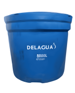 Tanque 5000 L Doble Capa C/Acoples Azul Delagua