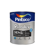 Esmalte Pintulux Teu/3 En 1 Gris Plata 84 Galon Pintuco