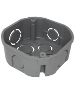 Caja Electrica Octogonal Conduit Gris S/Inserto Induma