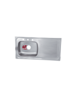 Lavaplatos En Acero Inoxidable 100X50 Escurridor Derecho Hueco 3 1/2 (Ref 1652) North