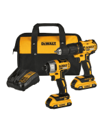 Taladro Percutor 1/2" Dcd778 + Atornillador De Impacto 1/4" Dcf887 Dewalt Dck223D2-B3
