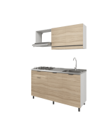 Socoda Cocina Blanco / Maple Setx3 150 m Poceta Derercha Socoda 225719