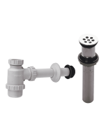 Desague Sencillo Con Rebose+Sifon Botella Gris 931540001 Grival