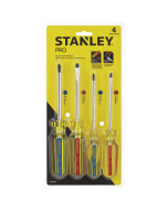 Juego Destornilladores Pro 4 Pc Stanley Stht69169