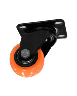Rodachines Plano Naranja 2 1/2" Pesado Girat 65 mm HT30085