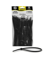 Amarra Plastica Negra 20 cm 3.6 X 200 mm Pqte X 100 Unds Uduke HT70033