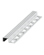 Perfil De Aluminio Protector Grada 10.5 X20 mm Cromo Mate Atrim 1994