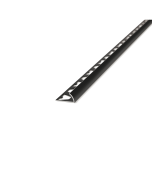 Aluminio Guardacanto Arco 10 mm Negro Mate Atrim 1707
