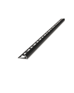 Aluminio Guardacanto Arco 12 mm X 2.5m Negro Mate Atrim 1712