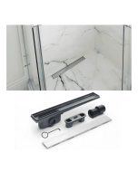 Desague Rio Lineal Abs 45X6.8 cm Diseño Liso Classic Con Adaptador Atrim