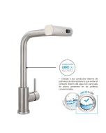 Llave Lavaplatos Monocontrol Linea Matera Stretto 20MM5603290